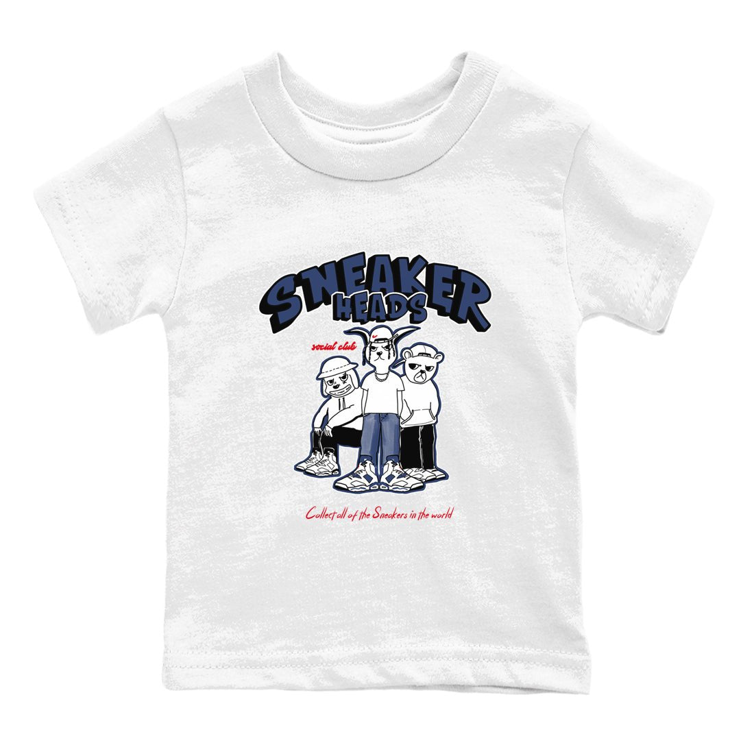6s Olympic shirts to match jordans Sneakerheads Social Club sneaker match tees Air Jordan 6 Olympic SNRT Sneaker Tees streetwear brand Baby and Youth White 2 cotton tee