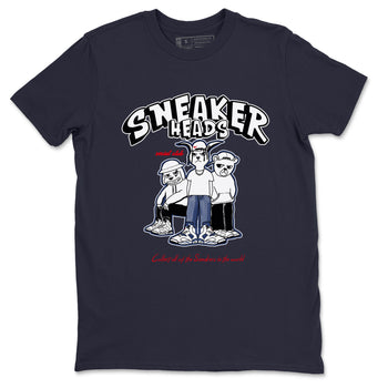 6s Olympic shirts to match jordans Sneakerheads Social Club sneaker match tees Air Jordan 6 Olympic SNRT Sneaker Tees streetwear brand Navy 2 unisex cotton tee