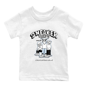 AJ6 White Black shirts to match jordans Sneakerheads Social Club sneaker match tees Air Jordan 6 White Black SNRT Sneaker Tees streetwear brand Baby and Youth White 2 cotton tee
