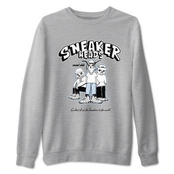 AJ6 White Black shirts to match jordans Sneakerheads Social Club sneaker match tees Air Jordan 6 White Black SNRT Sneaker Tees streetwear brand Heather Grey 2 unisex cotton tee