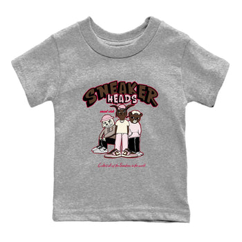 Dunk Cacao Wow And Pink Foam shirts to match jordans Sneakerheads Social Club sneaker match tees Dunk Cacao Wow And Pink Foam SNRT Sneaker Tees streetwear brand Baby and Youth Heather Grey 2 cotton tee