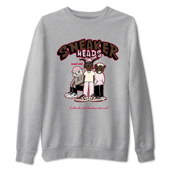 Dunk Cacao Wow And Pink Foam shirts to match jordans Sneakerheads Social Club sneaker match tees Dunk Cacao Wow And Pink Foam SNRT Sneaker Tees streetwear brand Heather Grey 2 unisex cotton tee