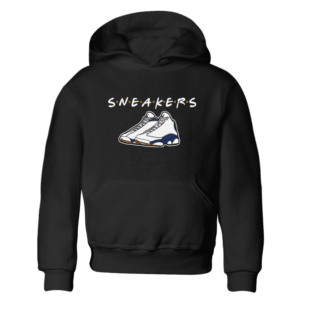 13s Midnight Navy shirts to match jordans Sneakers sneaker match tees Air Jordan 13 Midnight Navy SNRT Sneaker Release Tees Youth Baby Black 2 crew neck shirts