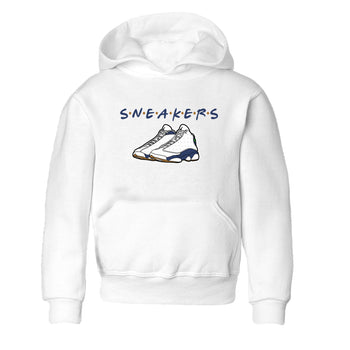 13s Midnight Navy shirts to match jordans Sneakers sneaker match tees Air Jordan 13 Midnight Navy SNRT Sneaker Release Tees Youth Baby White 2 crew neck shirts