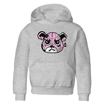 4s Retro Orchid shirts to match jordans Sneakers Bear Face sneaker match tees Air Jordan 4 WMNS Orchid match shoes to clothes SNRT Sneaker Tees Youth Baby Heather Grey 2 tee