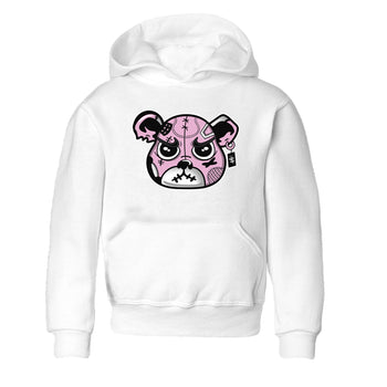 4s Retro Orchid shirts to match jordans Sneakers Bear Face sneaker match tees Air Jordan 4 WMNS Orchid match shoes to clothes SNRT Sneaker Tees Youth Baby White 2 tee