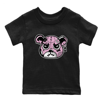 4s Retro Orchid shirts to match jordans Sneakers Bear Face sneaker match tees Air Jordan 4 WMNS Orchid match shoes to clothes SNRT Sneaker Tees Youth Baby Black 2 tee