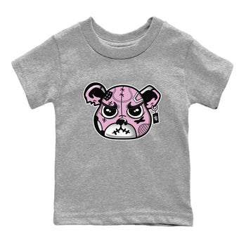 4s Retro Orchid shirts to match jordans Sneakers Bear Face sneaker match tees Air Jordan 4 WMNS Orchid match shoes to clothes SNRT Sneaker Tees Youth Baby Heather Grey 2 tee