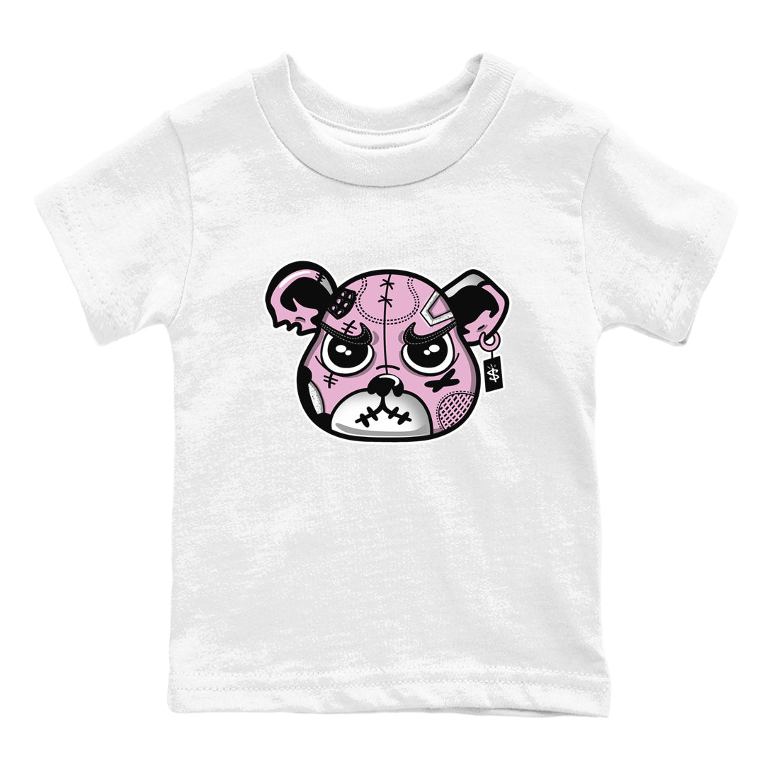 4s Retro Orchid shirts to match jordans Sneakers Bear Face sneaker match tees Air Jordan 4 WMNS Orchid match shoes to clothes SNRT Sneaker Tees Youth Baby White 2 tee