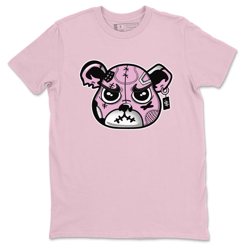 4s Retro Orchid shirts to match jordans Sneakers Bear Face sneaker match tees Air Jordan 4 WMNS Orchid match shoes to clothes SNRT Sneaker Tees unisex cotton Pink 2 shirts