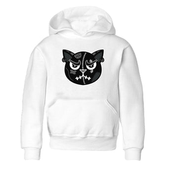 3s Black Cat shirts to match jordans Sneakers Cat Face sneaker match tees Air Jordan 3 Retro Black Cat match shoes to clothes SNRT Sneaker Tees Youth Baby White 2 tee