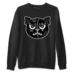 3s Black Cat shirts to match jordans Sneakers Cat Face sneaker match tees Air Jordan 3 Retro Black Cat match shoes to clothes SNRT Sneaker Tees unisex cotton Black 2 shirts