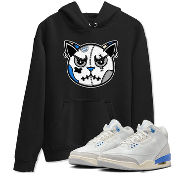 Air Jordan 3 Lucky Shorts shirts to match jordans Snekaer Cat Face sneaker match tees Air Jordan 3 Retro Lucky Shorts match shoes to clothes SNRT Sneaker Tees unisex cotton Black 1 shirts