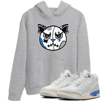Air Jordan 3 Lucky Shorts shirts to match jordans Snekaer Cat Face sneaker match tees Air Jordan 3 Retro Lucky Shorts match shoes to clothes SNRT Sneaker Tees unisex cotton Heather Grey 1 shirts