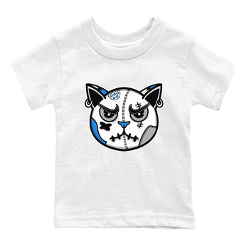 Air Jordan 3 Lucky Shorts shirts to match jordans Snekaer Cat Face sneaker match tees Air Jordan 3 Retro Lucky Shorts match shoes to clothes SNRT Sneaker Tees Youth Baby White 2 tee