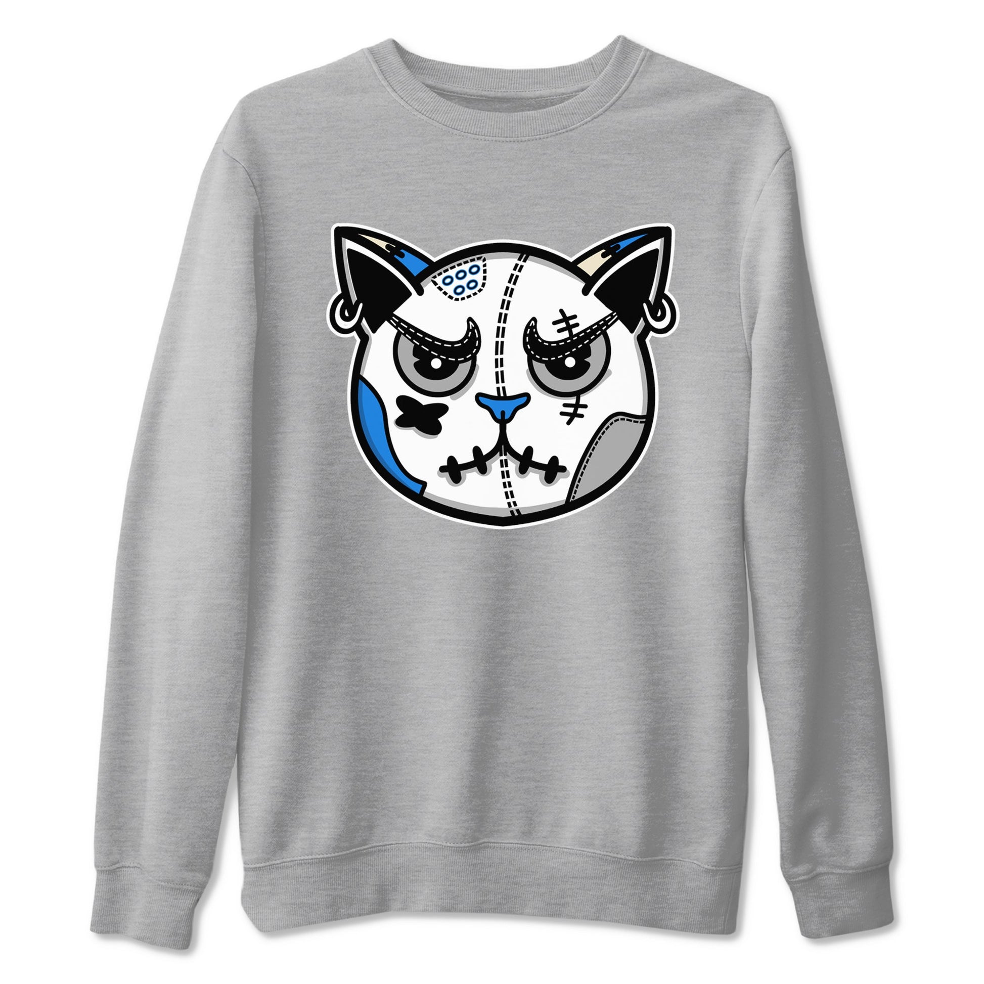 Air Jordan 3 Lucky Shorts shirts to match jordans Snekaer Cat Face sneaker match tees Air Jordan 3 Retro Lucky Shorts match shoes to clothes SNRT Sneaker Tees unisex cotton Heather Grey 2 shirts