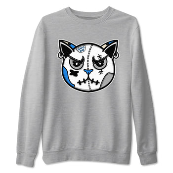 Air Jordan 3 Lucky Shorts shirts to match jordans Snekaer Cat Face sneaker match tees Air Jordan 3 Retro Lucky Shorts match shoes to clothes SNRT Sneaker Tees unisex cotton Heather Grey 2 shirts