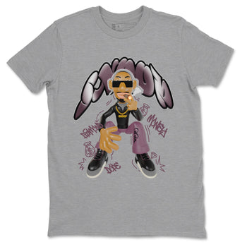 3s A Ma Maniere x Black shirts to match jordans Snoop sneaker match tees A Ma Maniere x Air Jordan 3 _hile You Were Sleeping_neaker Release Tees unisex cotton Heather Grey 2 crew neck shirts