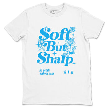 Air Jordan 1 UNC Toe Reimagined shirts to match jordans Soft but Sharp graphic tees Air Jordan 1 UNC Toe Reimagined match shoes to clothes SNRT Sneaker Tees unisex cotton White 2 shirts