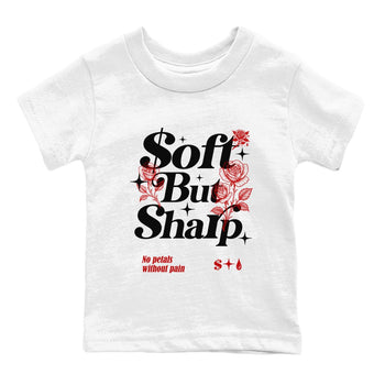 11s Bred shirts to match jordans Soft but Sharp sneaker match tees Air Jordan 11 Retro Bred match shoes to clothes SNRT Sneaker Tees Youth Baby White 2 tee