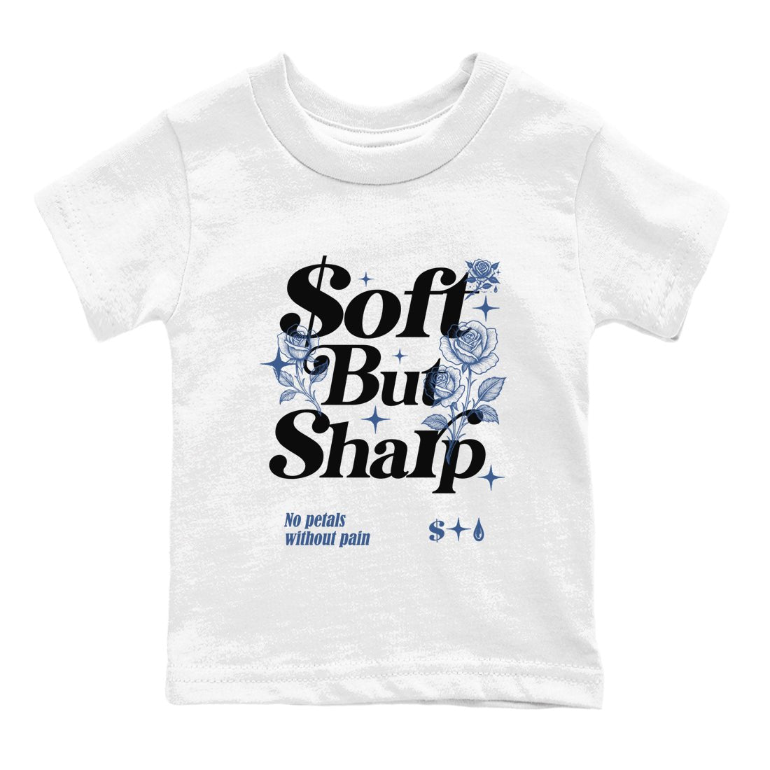 Air Jordan 3 A Ma Maniere x For The Love shirts to match jordans Soft but Sharp graphic tees Air Jordan 3 A Ma Maniere x Diffused Blue match shoes to clothes SNRT Sneaker Tees Youth Baby White 2 tee