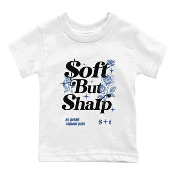 Air Jordan 3 A Ma Maniere x For The Love shirts to match jordans Soft but Sharp graphic tees Air Jordan 3 A Ma Maniere x Diffused Blue match shoes to clothes SNRT Sneaker Tees Youth Baby White 2 tee