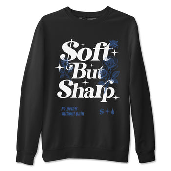 Air Jordan 3 A Ma Maniere x For The Love shirts to match jordans Soft but Sharp graphic tees Air Jordan 3 A Ma Maniere x Diffused Blue match shoes to clothes SNRT Sneaker Tees unisex cotton Black 2 shirts