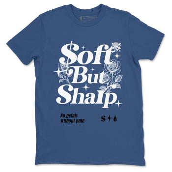 Air Jordan 3 A Ma Maniere x For The Love shirts to match jordans Soft but Sharp graphic tees Air Jordan 3 A Ma Maniere x Diffused Blue match shoes to clothes SNRT Sneaker Tees unisex cotton Denim Blue 2 shirts