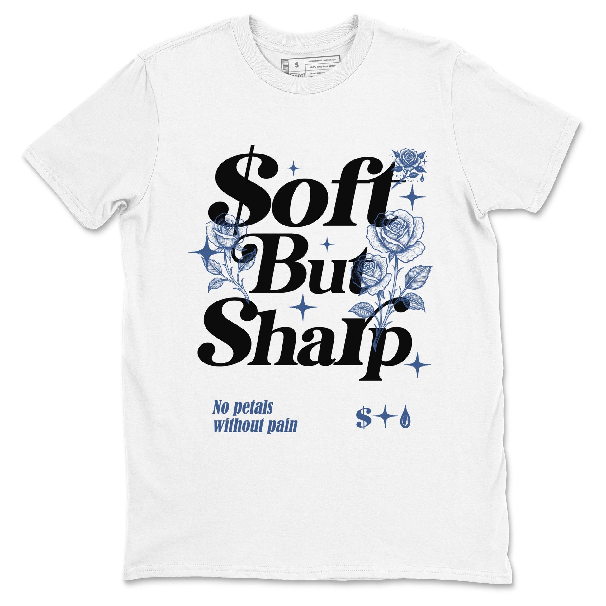 Air Jordan 3 A Ma Maniere x For The Love shirts to match jordans Soft but Sharp graphic tees Air Jordan 3 A Ma Maniere x Diffused Blue match shoes to clothes SNRT Sneaker Tees unisex cotton White 2 shirts