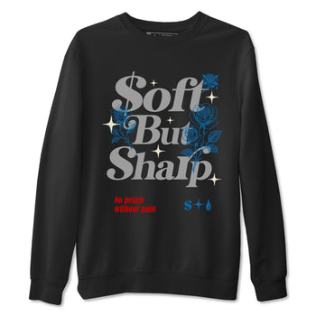 Soft But Sharp sneaker match t-shirt styled to complete your fit with the Air Jordan 3 Rare Air sneakers, shown in Black 2.