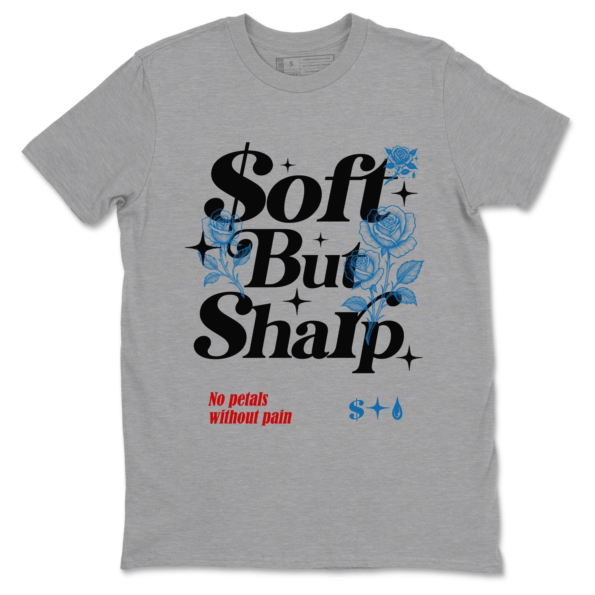 Soft But Sharp sneaker match t-shirt styled to complete your fit with the Air Jordan 3 Rare Air sneakers, shown in Heather Grey 2.