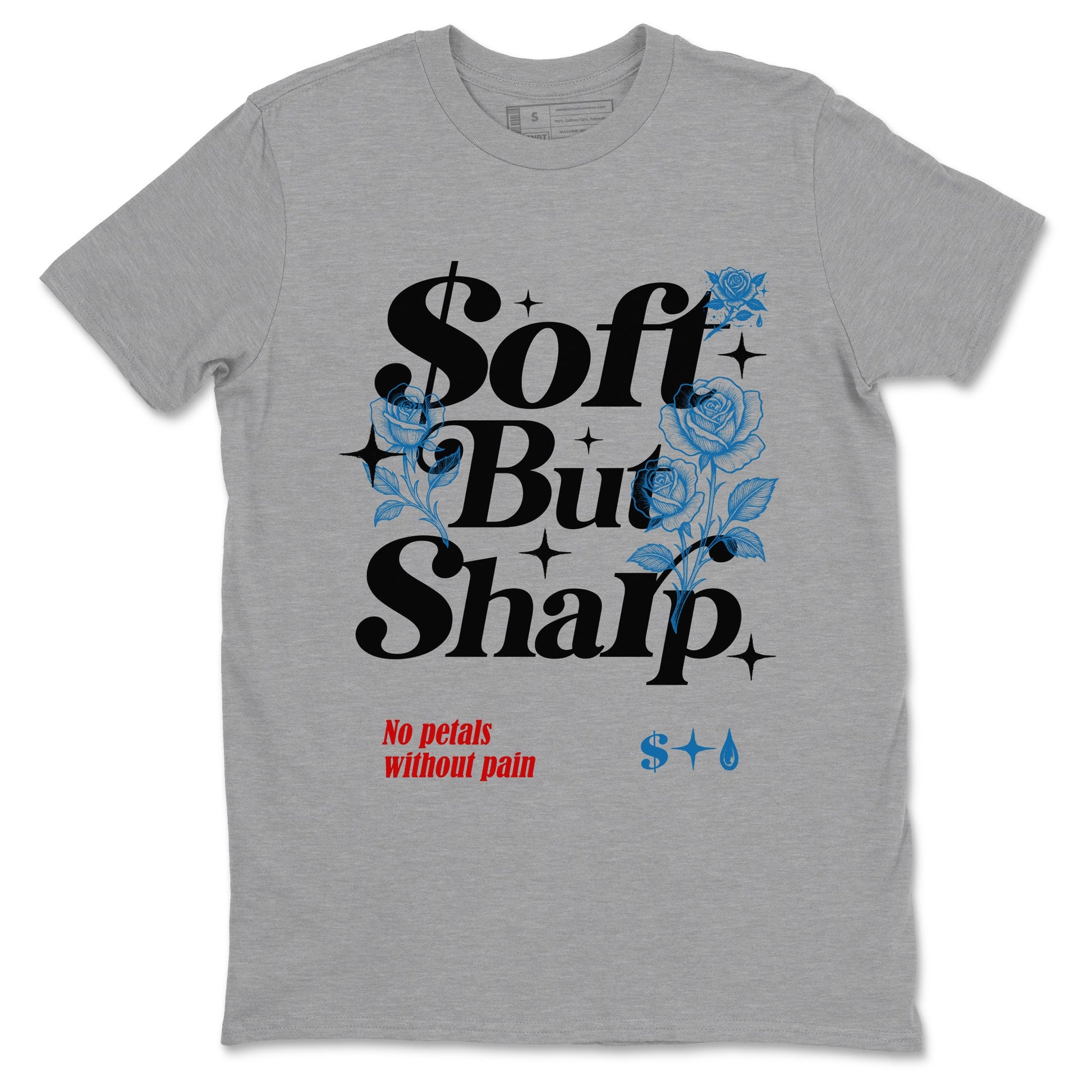 Soft But Sharp sneaker match t-shirt styled to complete your fit with the Air Jordan 3 Rare Air sneakers, shown in Heather Grey 2.