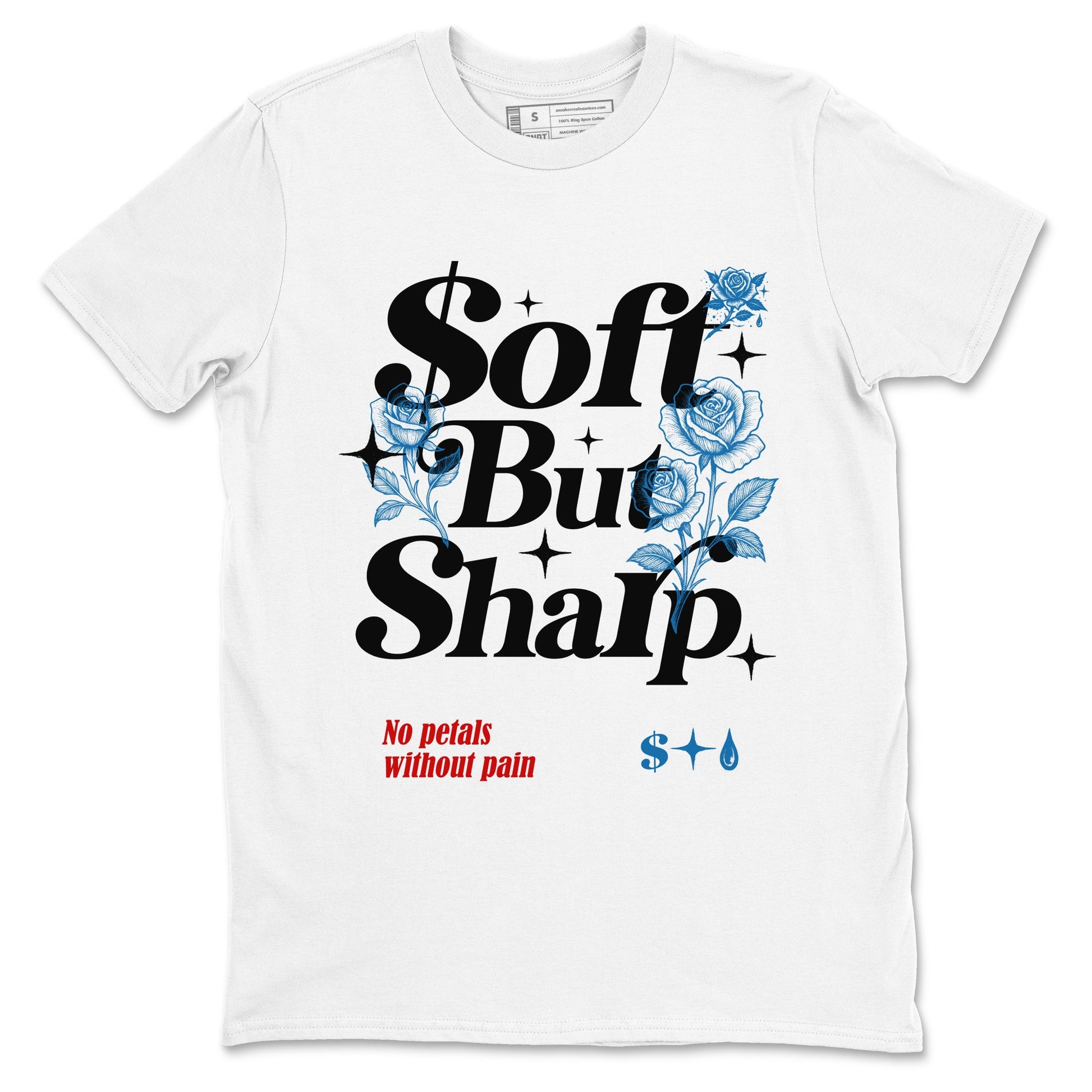 Soft But Sharp sneaker match t-shirt styled to complete your fit with the Air Jordan 3 Rare Air sneakers, shown in White 2.