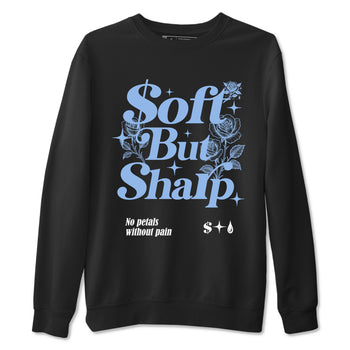 4s Forget Me Not shirts to match jordans Soft but Sharp graphic tees Air Jordan 4 Forget Me Not match shoes to clothes SNRT Sneaker Tees unisex cotton Black 2 shirts