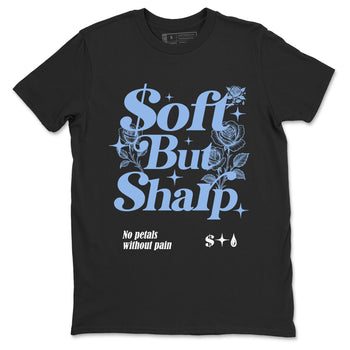 4s Forget Me Not shirts to match jordans Soft but Sharp graphic tees Air Jordan 4 Forget Me Not match shoes to clothes SNRT Sneaker Tees unisex cotton Black 2 shirts