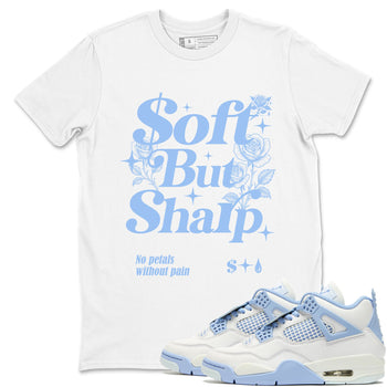 4s Forget Me Not shirts to match jordans Soft but Sharp graphic tees Air Jordan 4 Forget Me Not match shoes to clothes SNRT Sneaker Tees unisex cotton White 1 shirts
