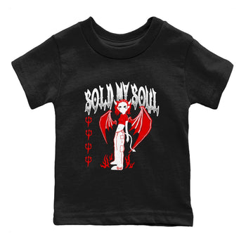 11s Bred Velvet shirts to match jordans Sold My Soul sneaker match tees Air Jordan 11 Retro Bred Velvet match shoes to clothes SNRT Sneaker Tees Youth Baby Black 2 tee