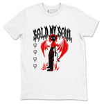 11s Bred Velvet shirts to match jordans Sold My Soul sneaker match tees Air Jordan 11 Retro Bred Velvet match shoes to clothes SNRT Sneaker Tees unisex cotton White 2 shirts