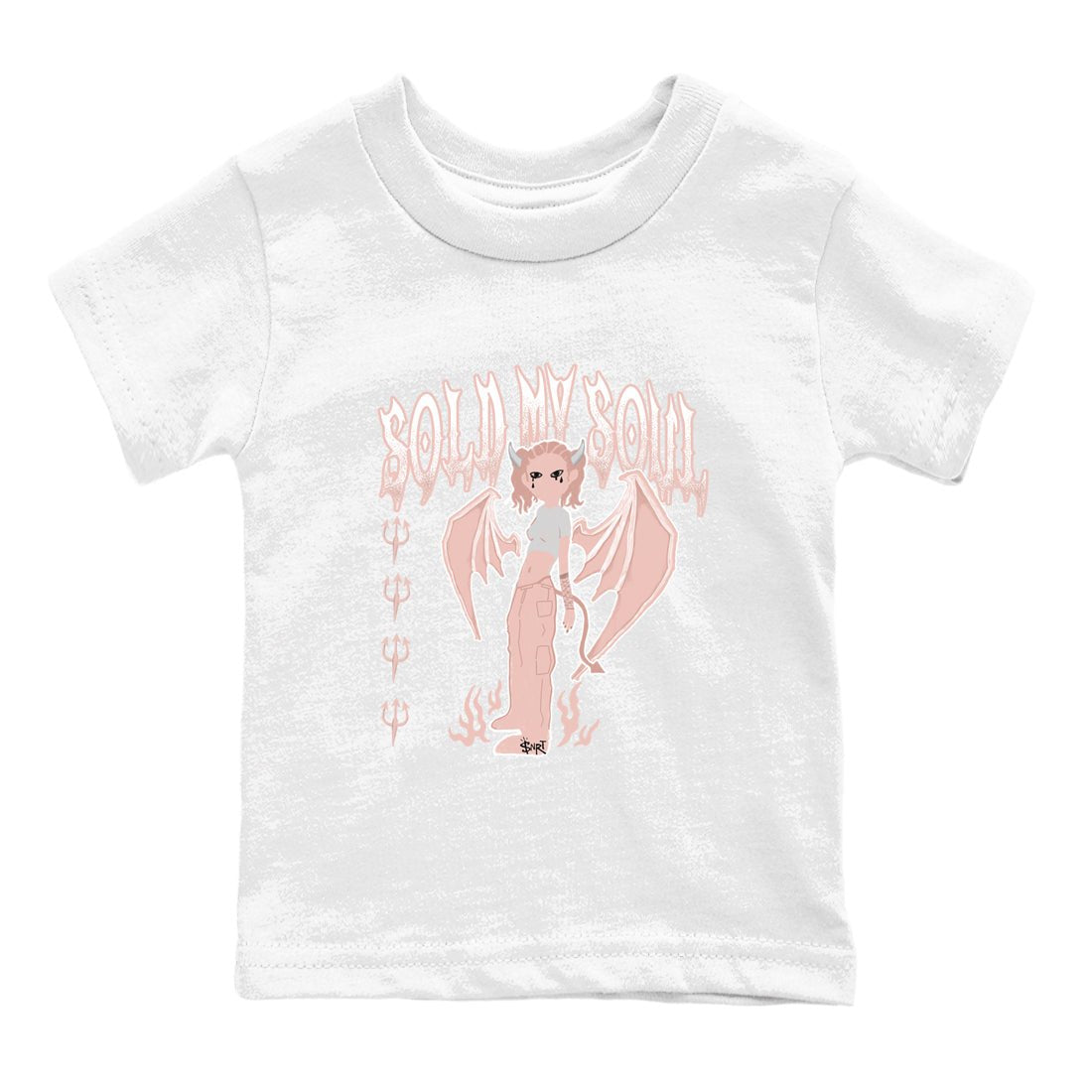 11s Legend Pink shirt to match jordans Sold My Soul sneaker tees Air Jordan 11 Legend Pink SNRT sneaker release tees baby toddler White 2 cotton Shirt