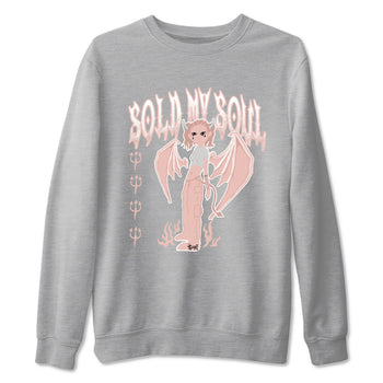 11s Legend Pink shirt to match jordans Sold My Soul sneaker tees Air Jordan 11 Legend Pink SNRT Sneaker Release Tees unisex cotton Heather Grey 2 crew neck shirt