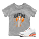 3s Georgia Peach shirt to match jordans Sold My Soul sneaker tees Air Jordan 3 Georgia Peach SNRT sneaker release tees baby toddler Heather Grey 1 cotton Shirt