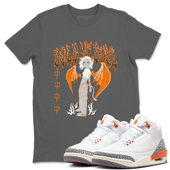 3s Georgia Peach shirt to match jordans Sold My Soul sneaker tees Air Jordan 3 Georgia Peach SNRT Sneaker Release Tees unisex cotton Cool Grey 1 crew neck shirt