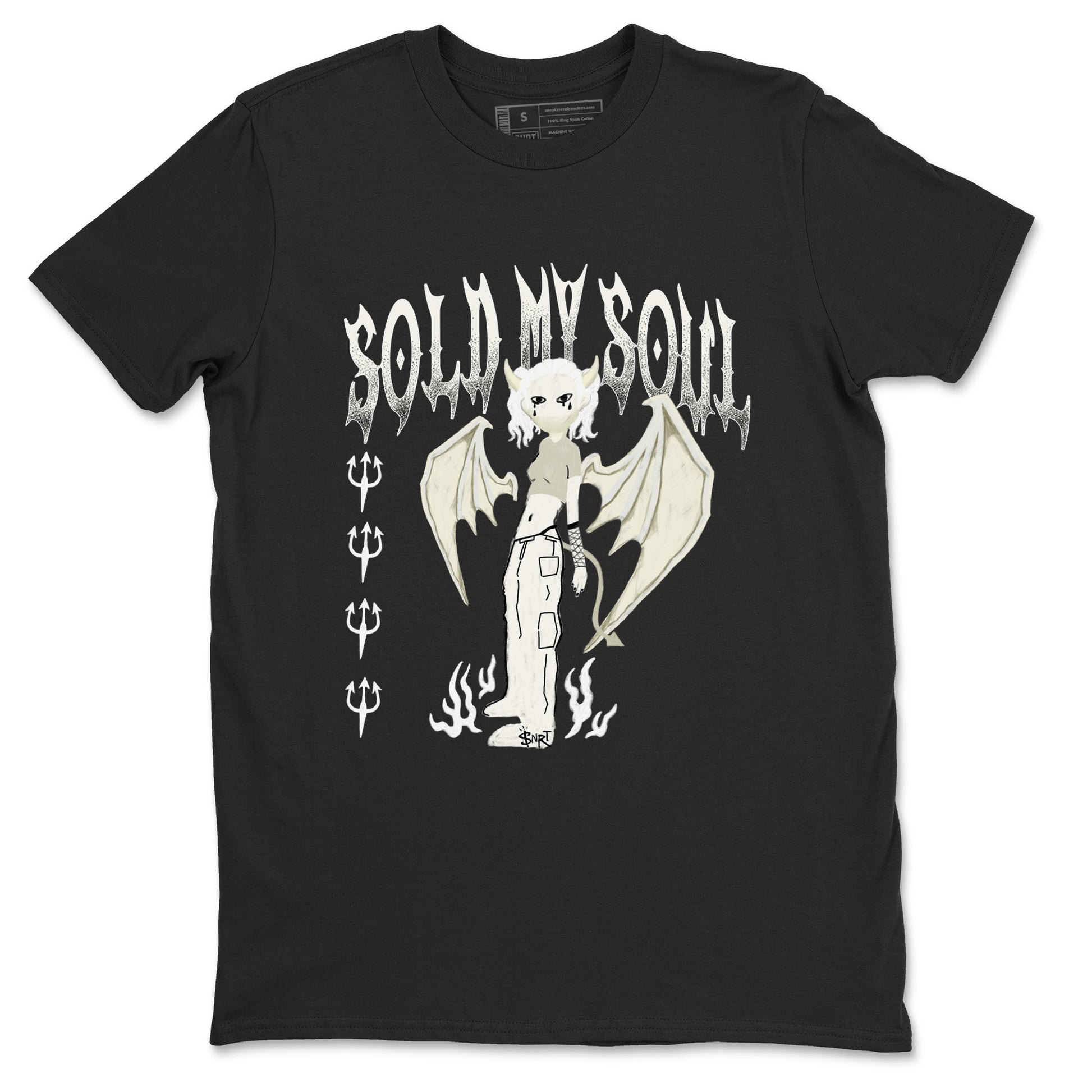 5s Sail shirt to match jordans Sold My Soul sneaker tees Air Jordan 5 Sail SNRT Sneaker Release Tees unisex cotton Black 2 crew neck shirt