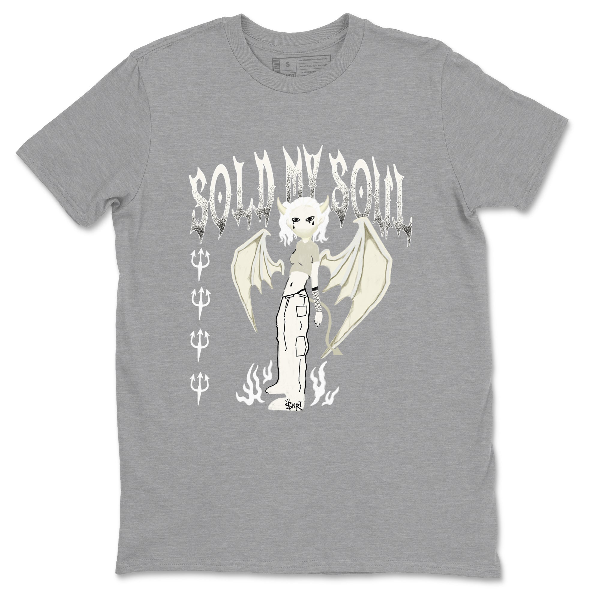 5s Sail shirt to match jordans Sold My Soul sneaker tees Air Jordan 5 Sail SNRT Sneaker Release Tees unisex cotton Heather Grey 2 crew neck shirt