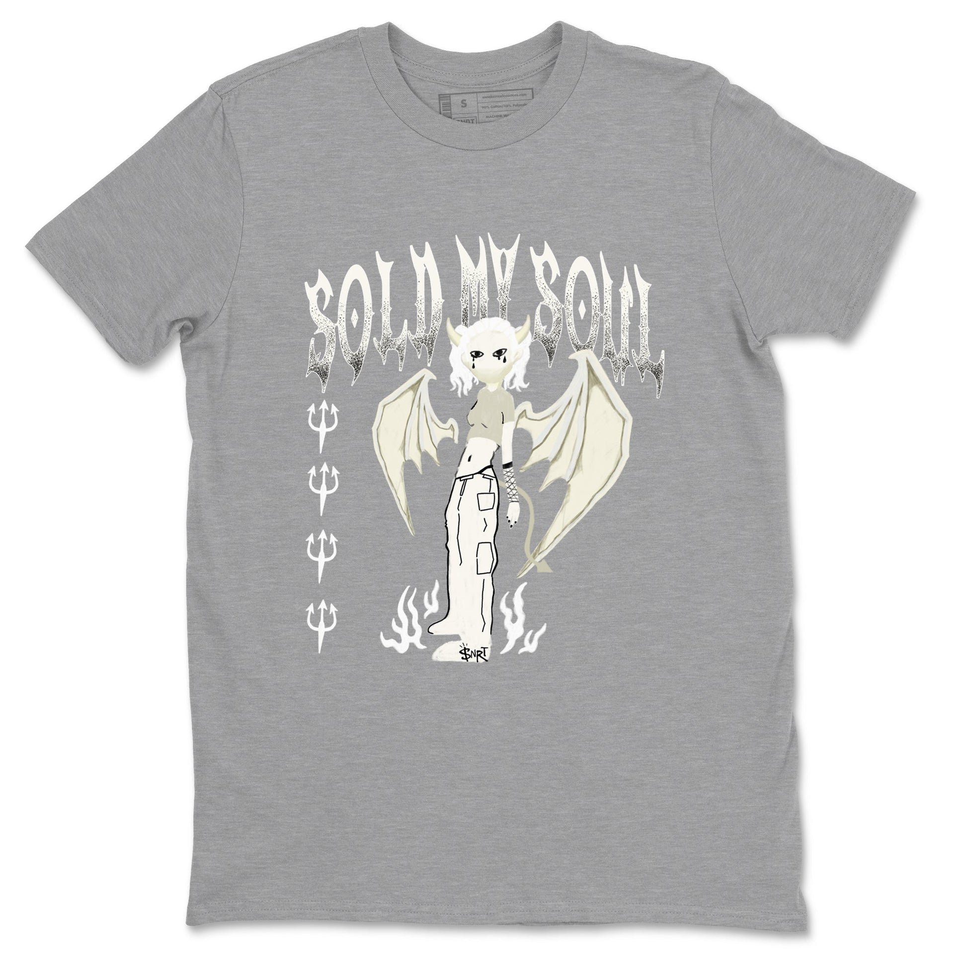 5s Sail shirt to match jordans Sold My Soul sneaker tees Air Jordan 5 Sail SNRT Sneaker Release Tees unisex cotton Heather Grey 2 crew neck shirt