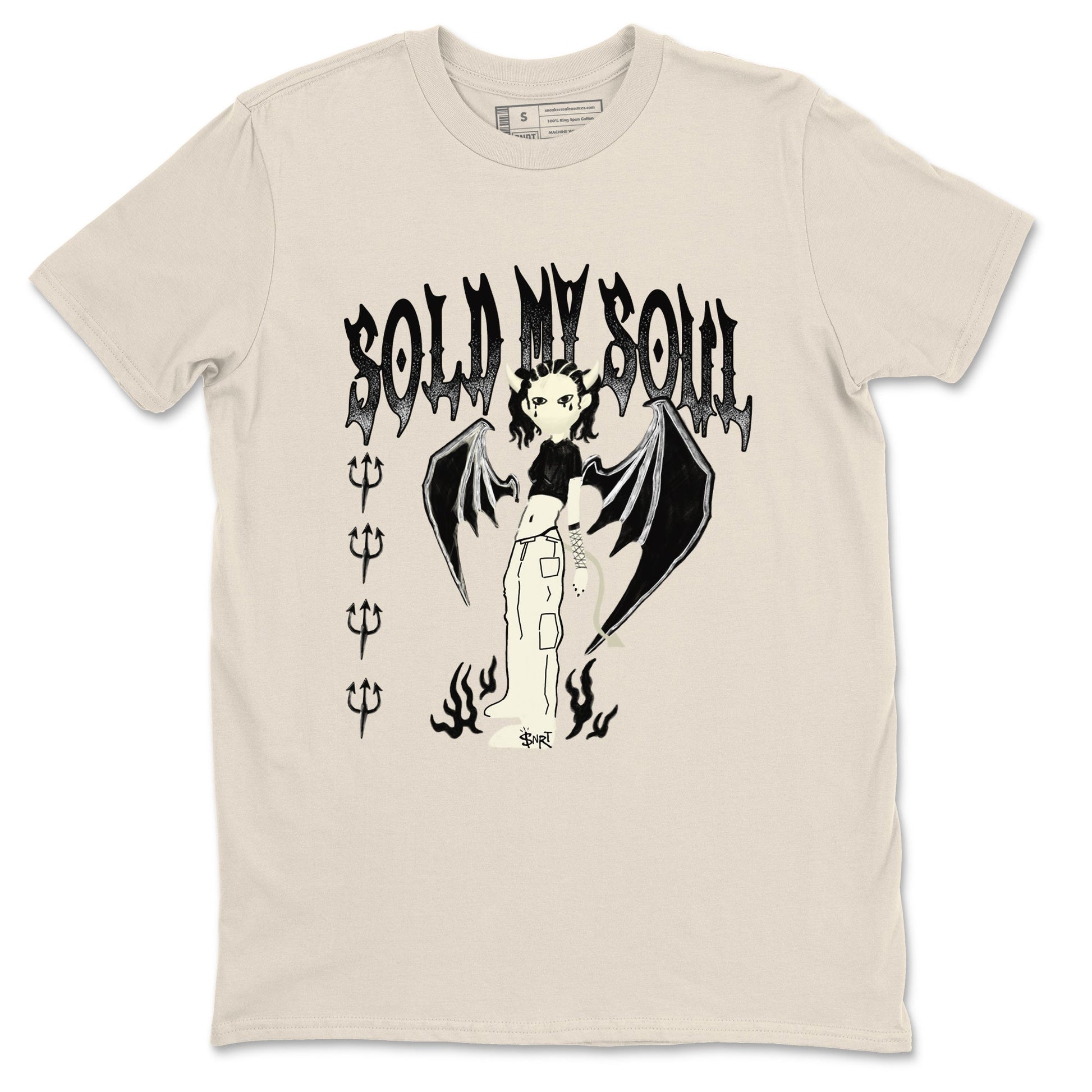5s Sail shirt to match jordans Sold My Soul sneaker tees Air Jordan 5 Sail SNRT Sneaker Release Tees unisex cotton Natural 2 crew neck shirt