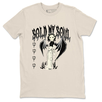 5s Sail shirt to match jordans Sold My Soul sneaker tees Air Jordan 5 Sail SNRT Sneaker Release Tees unisex cotton Natural 2 crew neck shirt
