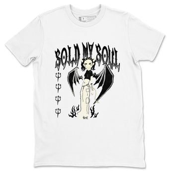 5s Sail shirt to match jordans Sold My Soul sneaker tees Air Jordan 5 Sail SNRT Sneaker Release Tees unisex cotton White 2 crew neck shirt