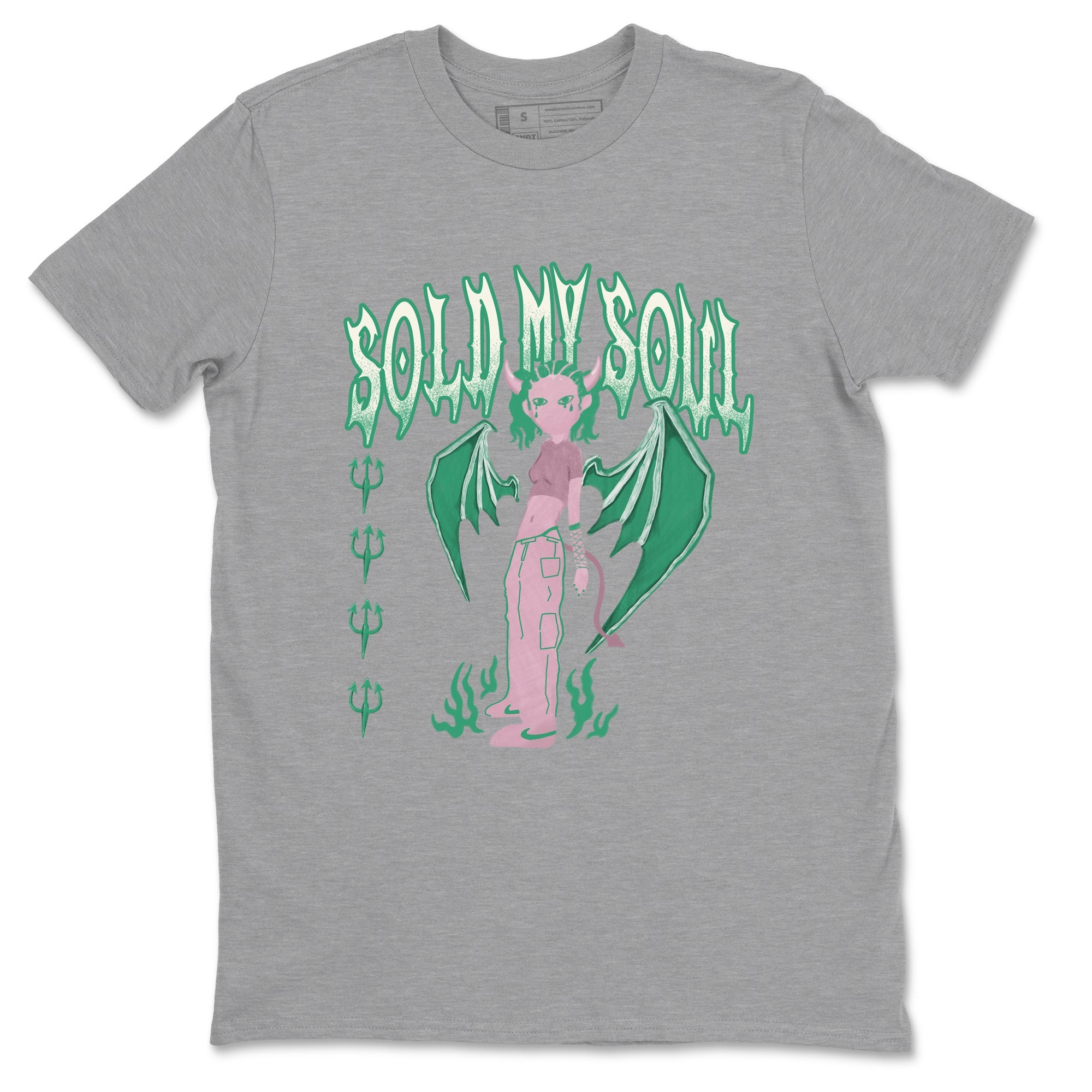 Dunk Medium Soft Pink Malachite shirt to match jordans Sold My Soul sneaker tees Dunk Medium Soft Pink Malachite SNRT Sneaker Release Tees unisex cotton Heather Grey 2 crew neck shirt