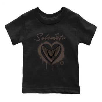 1s Travis Scott Velvet Brown shirts to match jordans Solemate best t shirts to wear with jordans Travis Scott x Air Jordan 1 Low OG Velvet Brown match shoes to clothes SNRT Sneaker Tees Youth Baby Black 2 tee